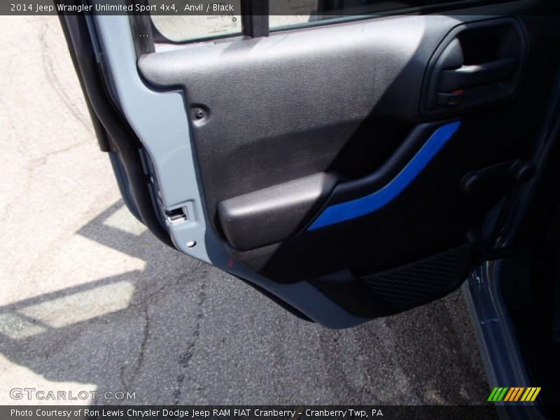 Anvil / Black 2014 Jeep Wrangler Unlimited Sport 4x4
