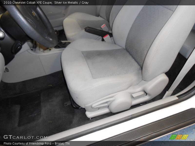 Silver Ice Metallic / Gray 2010 Chevrolet Cobalt XFE Coupe