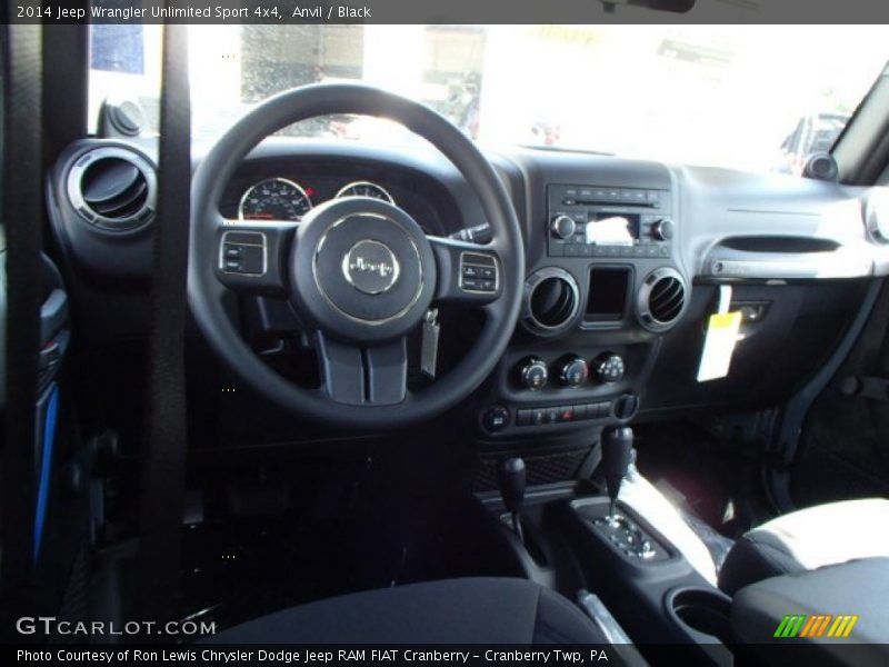 Anvil / Black 2014 Jeep Wrangler Unlimited Sport 4x4