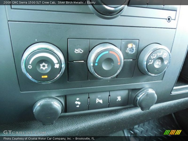 Silver Birch Metallic / Ebony 2008 GMC Sierra 1500 SLT Crew Cab