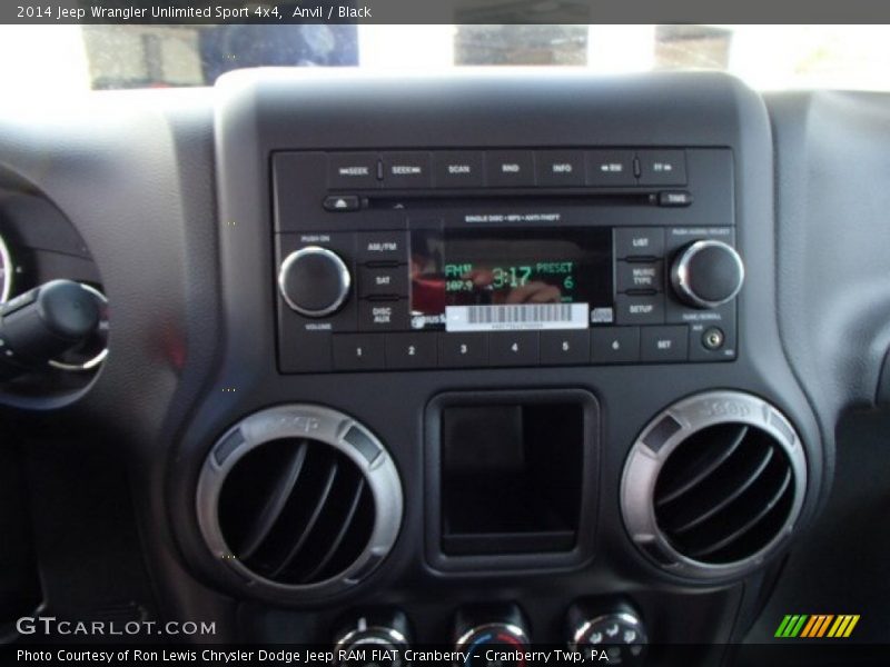 Anvil / Black 2014 Jeep Wrangler Unlimited Sport 4x4