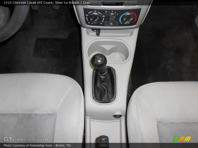 Silver Ice Metallic / Gray 2010 Chevrolet Cobalt XFE Coupe