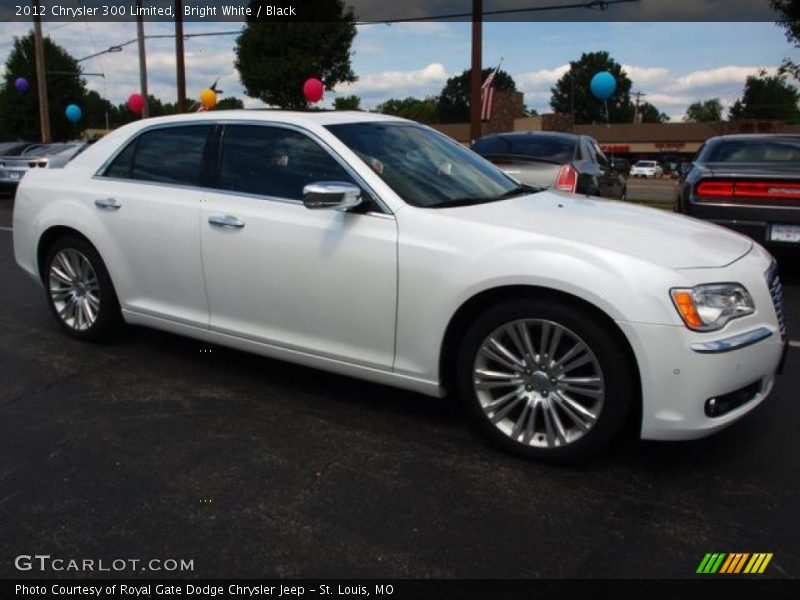 Bright White / Black 2012 Chrysler 300 Limited