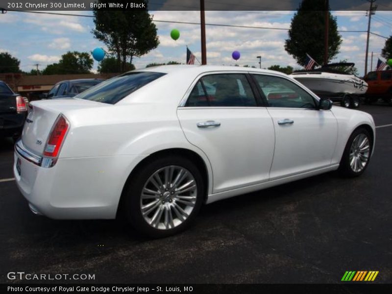 Bright White / Black 2012 Chrysler 300 Limited