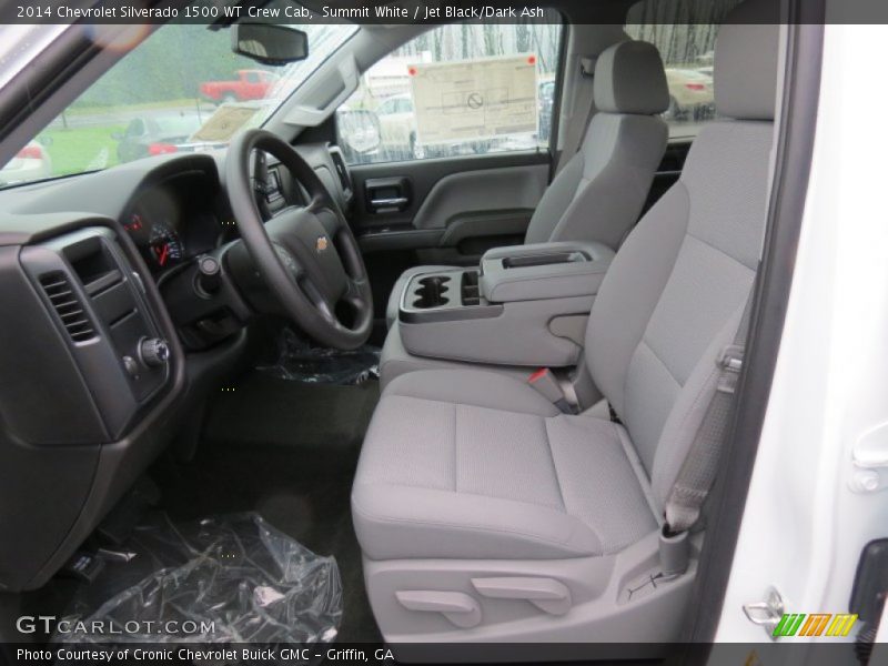 Front Seat of 2014 Silverado 1500 WT Crew Cab