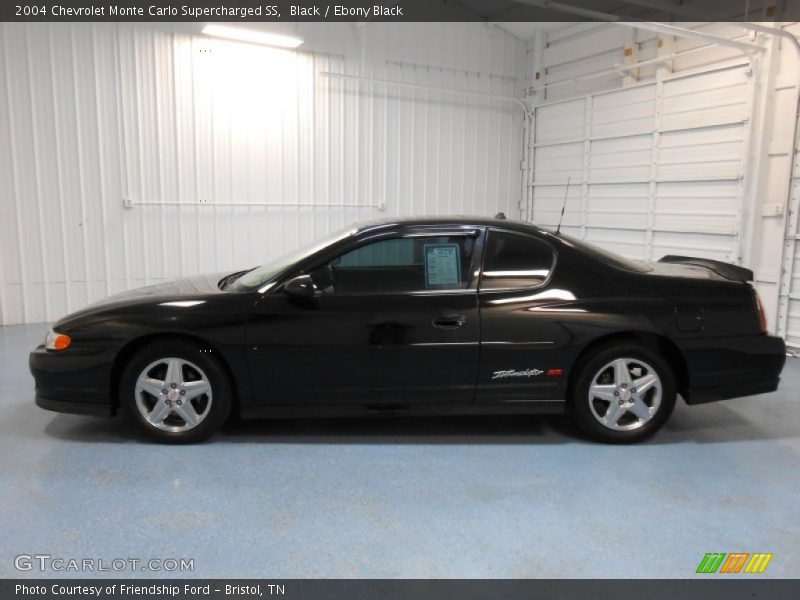 Black / Ebony Black 2004 Chevrolet Monte Carlo Supercharged SS