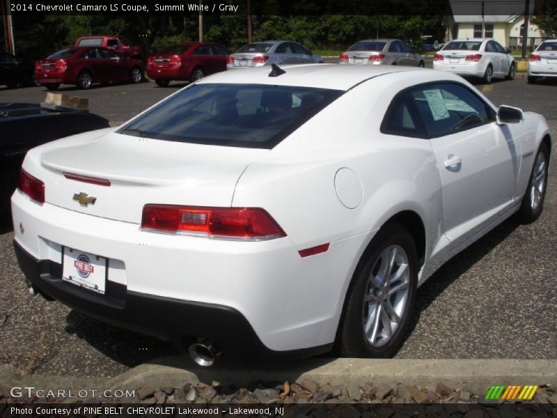 Summit White / Gray 2014 Chevrolet Camaro LS Coupe