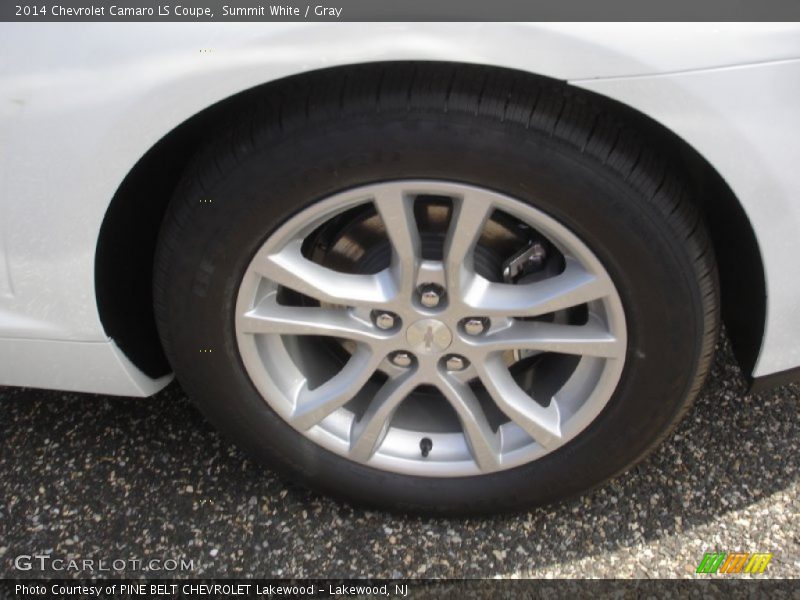 Summit White / Gray 2014 Chevrolet Camaro LS Coupe
