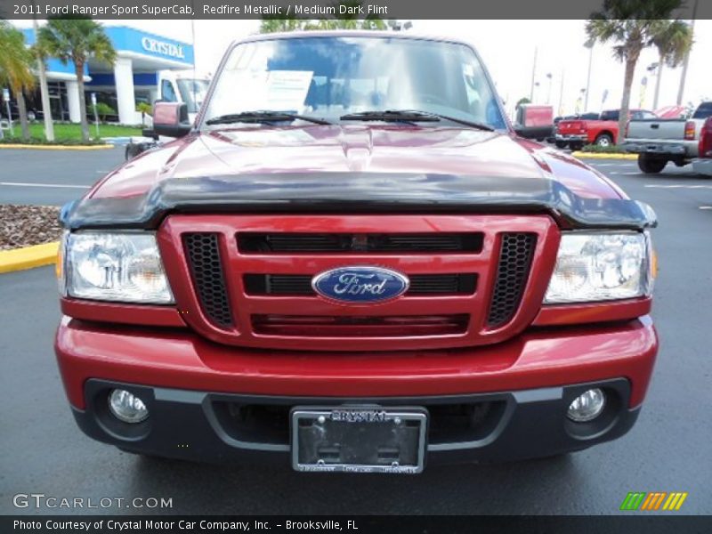 Redfire Metallic / Medium Dark Flint 2011 Ford Ranger Sport SuperCab