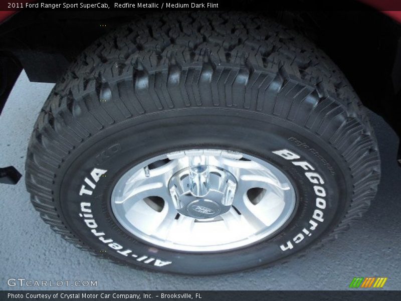 Redfire Metallic / Medium Dark Flint 2011 Ford Ranger Sport SuperCab
