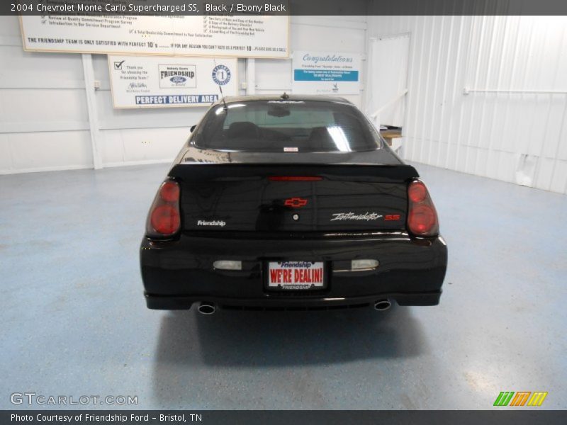 Black / Ebony Black 2004 Chevrolet Monte Carlo Supercharged SS