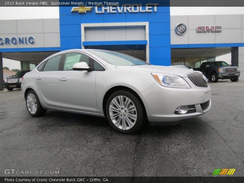 Quicksilver Metallic / Medium Titanium 2013 Buick Verano FWD