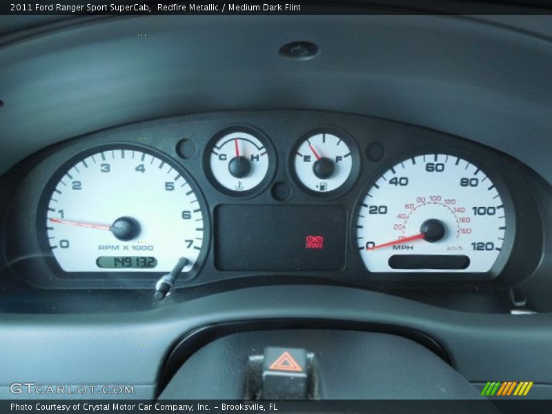 Redfire Metallic / Medium Dark Flint 2011 Ford Ranger Sport SuperCab