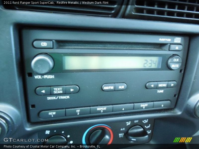 Redfire Metallic / Medium Dark Flint 2011 Ford Ranger Sport SuperCab