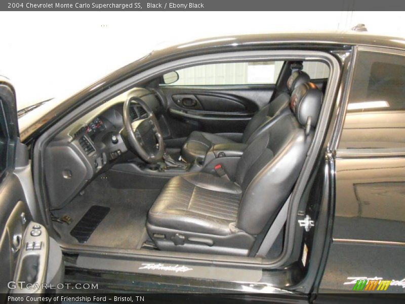Black / Ebony Black 2004 Chevrolet Monte Carlo Supercharged SS