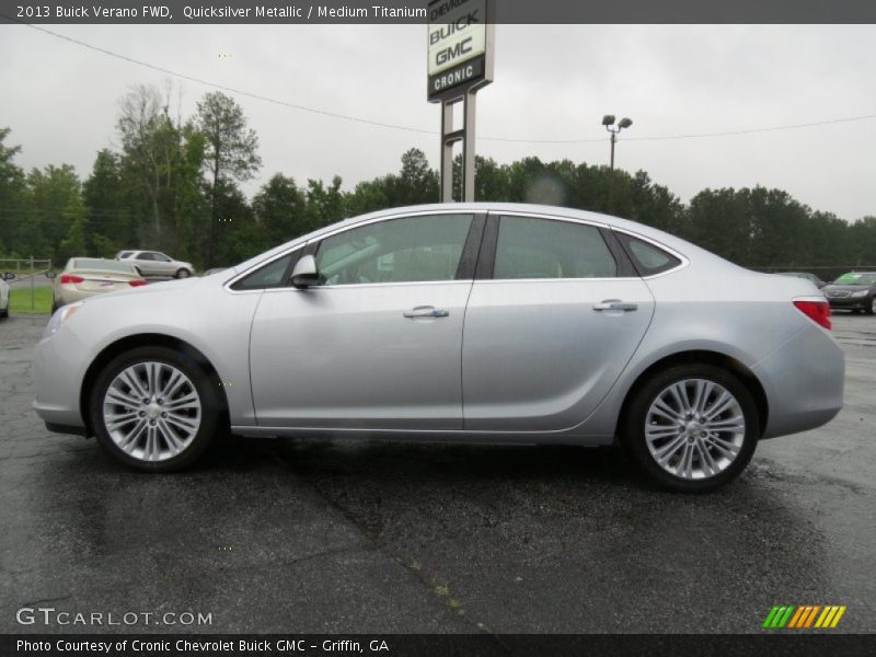 Quicksilver Metallic / Medium Titanium 2013 Buick Verano FWD