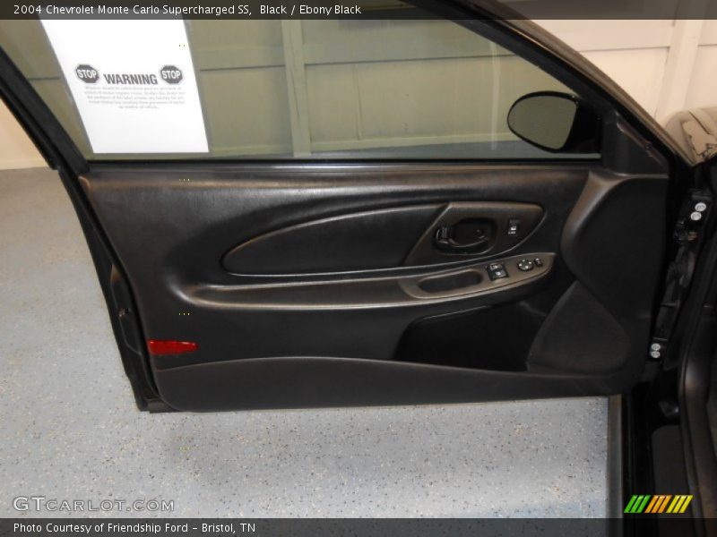 Black / Ebony Black 2004 Chevrolet Monte Carlo Supercharged SS