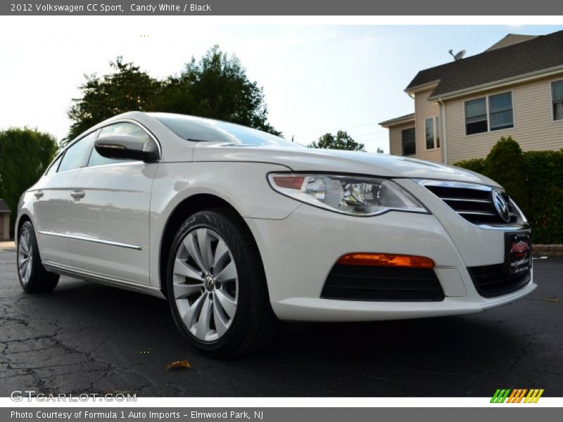 Candy White / Black 2012 Volkswagen CC Sport