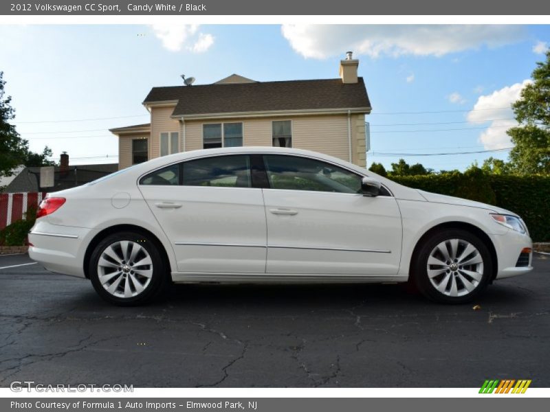 Candy White / Black 2012 Volkswagen CC Sport