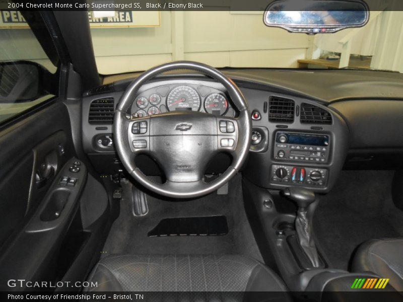 Black / Ebony Black 2004 Chevrolet Monte Carlo Supercharged SS