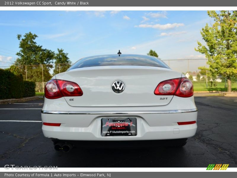 Candy White / Black 2012 Volkswagen CC Sport
