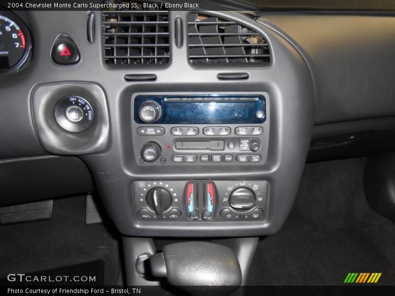Black / Ebony Black 2004 Chevrolet Monte Carlo Supercharged SS