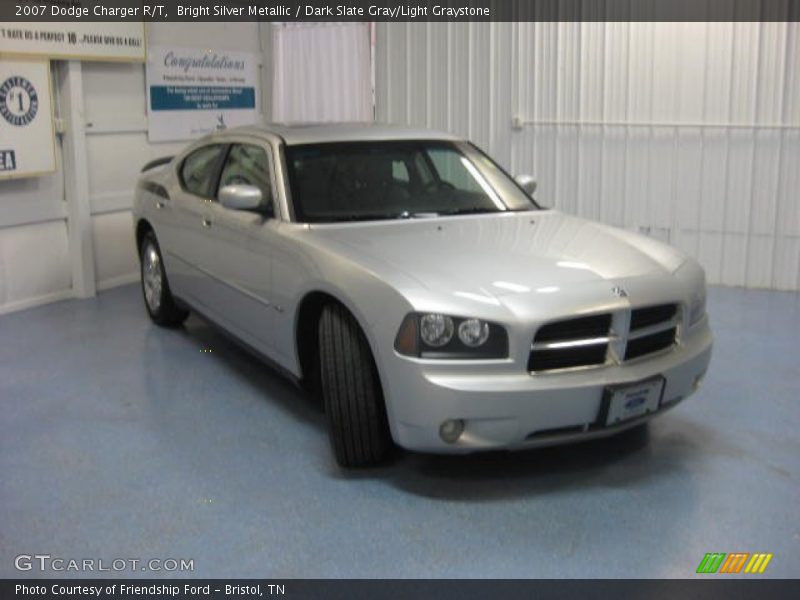 Bright Silver Metallic / Dark Slate Gray/Light Graystone 2007 Dodge Charger R/T