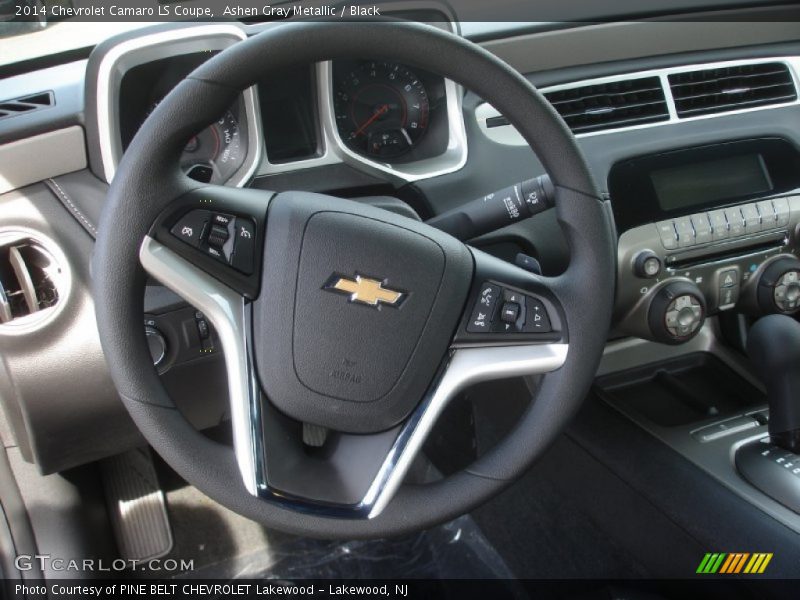Ashen Gray Metallic / Black 2014 Chevrolet Camaro LS Coupe
