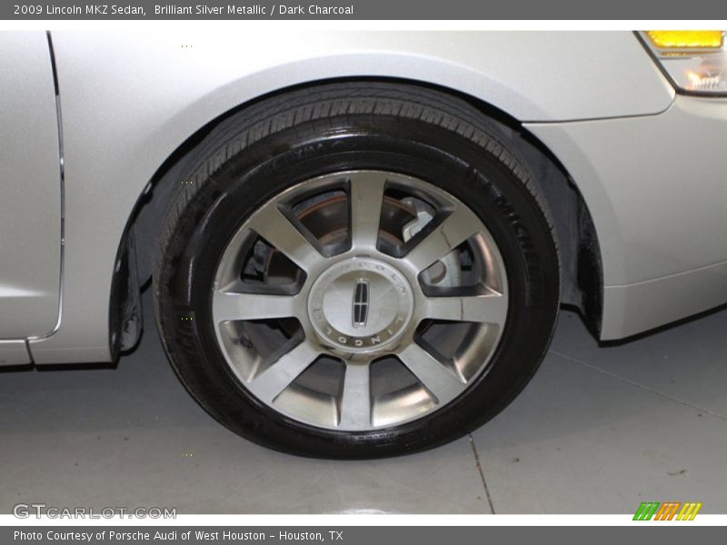 Brilliant Silver Metallic / Dark Charcoal 2009 Lincoln MKZ Sedan