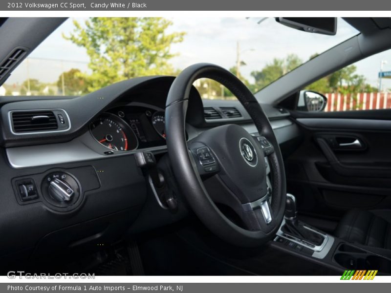Candy White / Black 2012 Volkswagen CC Sport
