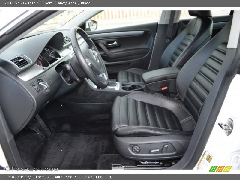 Candy White / Black 2012 Volkswagen CC Sport