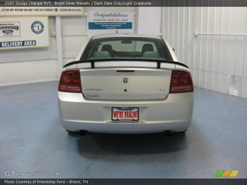 Bright Silver Metallic / Dark Slate Gray/Light Graystone 2007 Dodge Charger R/T