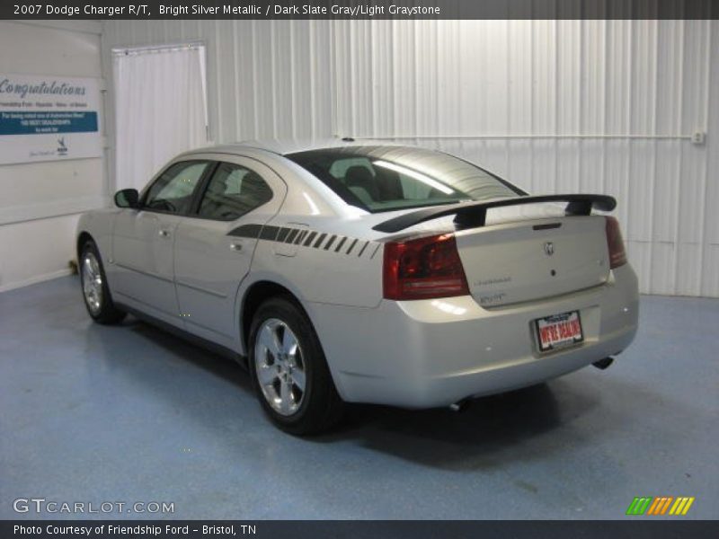 Bright Silver Metallic / Dark Slate Gray/Light Graystone 2007 Dodge Charger R/T