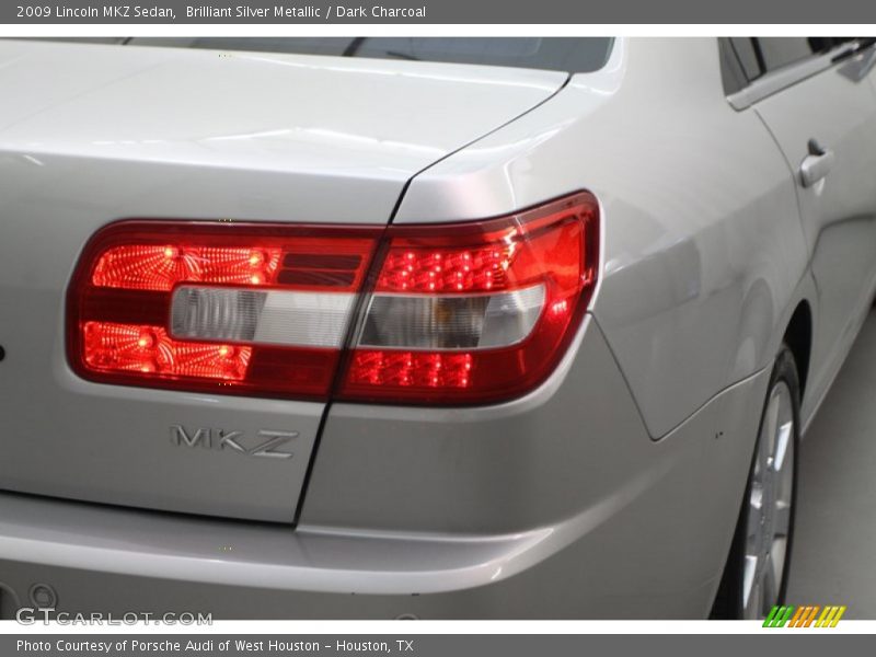 Brilliant Silver Metallic / Dark Charcoal 2009 Lincoln MKZ Sedan