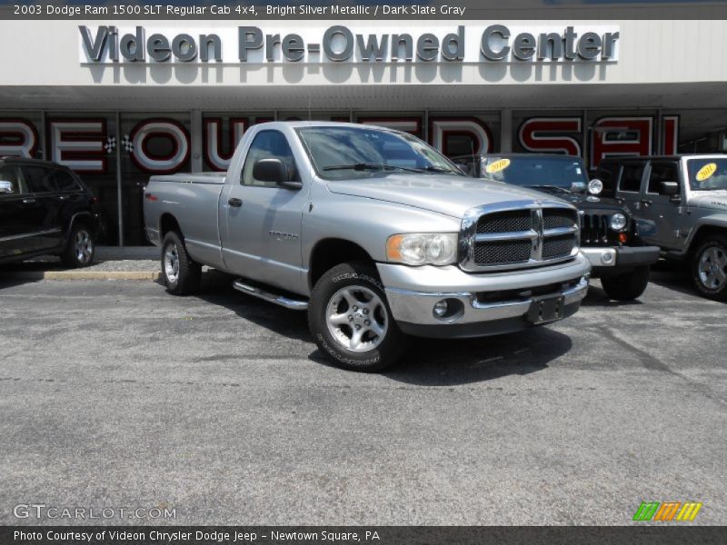 Bright Silver Metallic / Dark Slate Gray 2003 Dodge Ram 1500 SLT Regular Cab 4x4