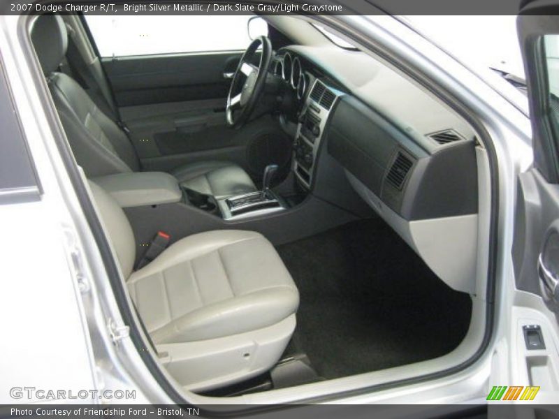 Bright Silver Metallic / Dark Slate Gray/Light Graystone 2007 Dodge Charger R/T