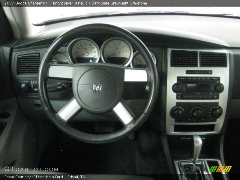 Bright Silver Metallic / Dark Slate Gray/Light Graystone 2007 Dodge Charger R/T