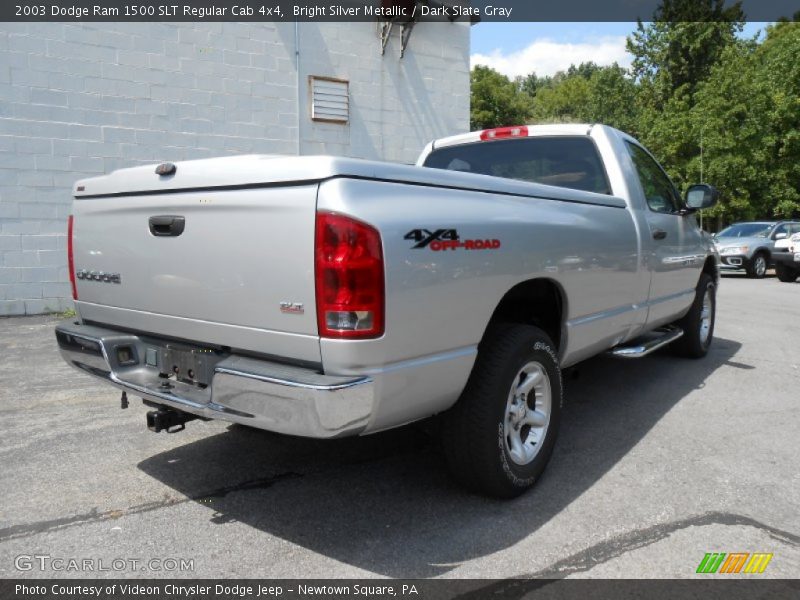 Bright Silver Metallic / Dark Slate Gray 2003 Dodge Ram 1500 SLT Regular Cab 4x4