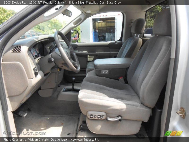 Bright Silver Metallic / Dark Slate Gray 2003 Dodge Ram 1500 SLT Regular Cab 4x4