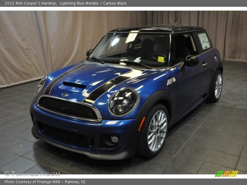 Lightning Blue Metallic / Carbon Black 2013 Mini Cooper S Hardtop