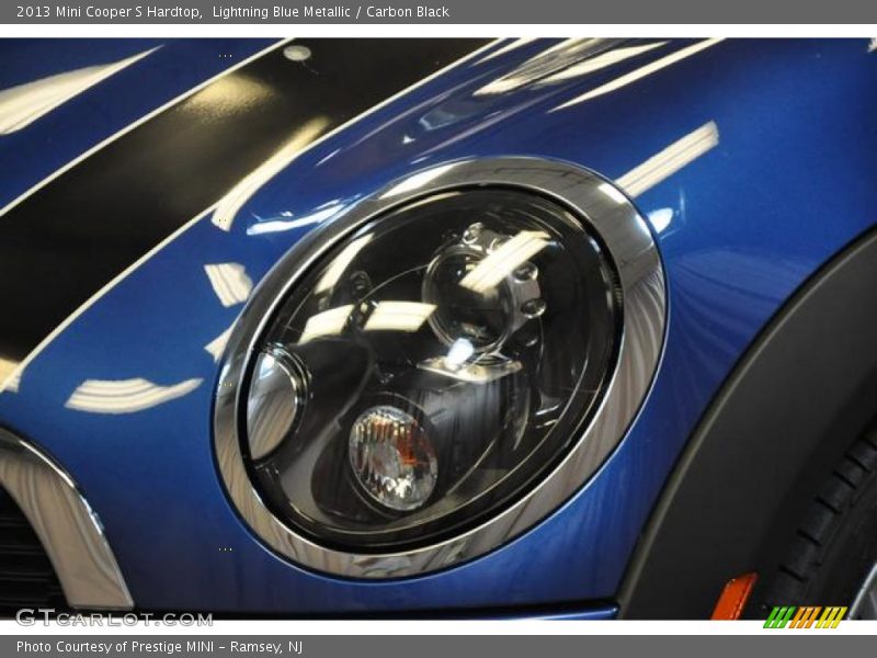 Lightning Blue Metallic / Carbon Black 2013 Mini Cooper S Hardtop