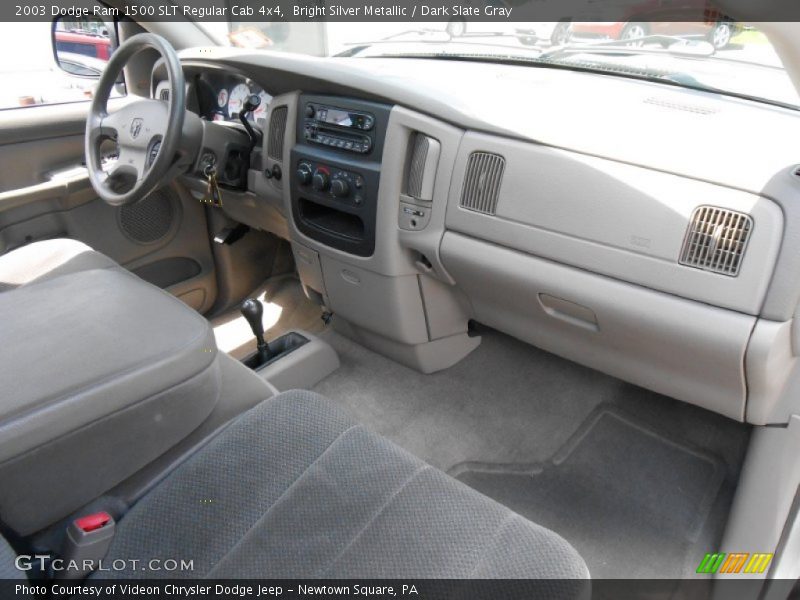 Bright Silver Metallic / Dark Slate Gray 2003 Dodge Ram 1500 SLT Regular Cab 4x4