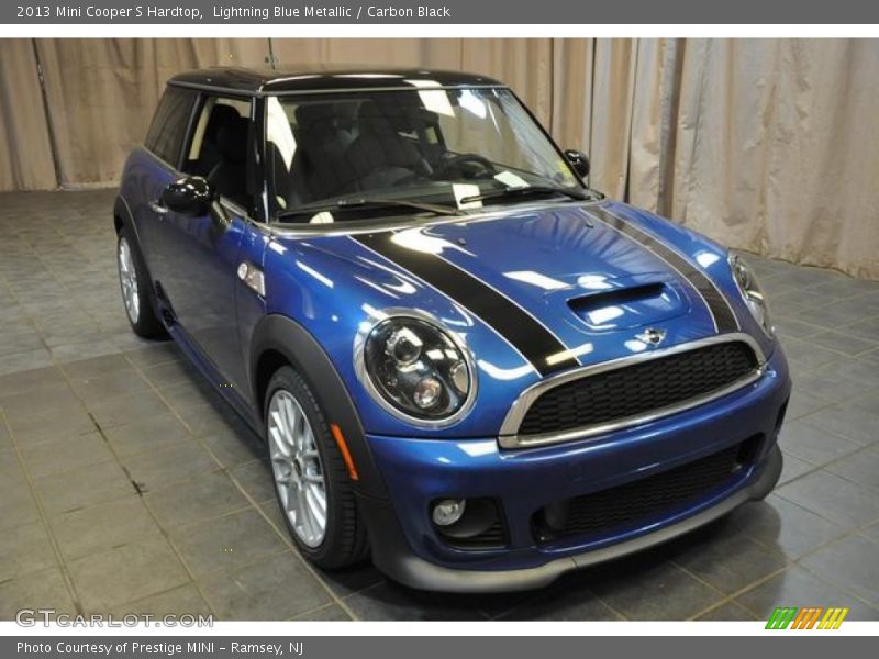 Lightning Blue Metallic / Carbon Black 2013 Mini Cooper S Hardtop