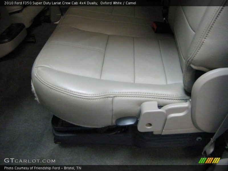 Oxford White / Camel 2010 Ford F350 Super Duty Lariat Crew Cab 4x4 Dually