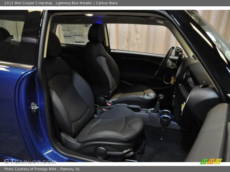 Lightning Blue Metallic / Carbon Black 2013 Mini Cooper S Hardtop