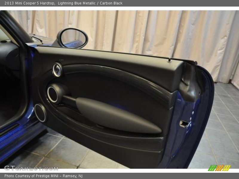 Lightning Blue Metallic / Carbon Black 2013 Mini Cooper S Hardtop