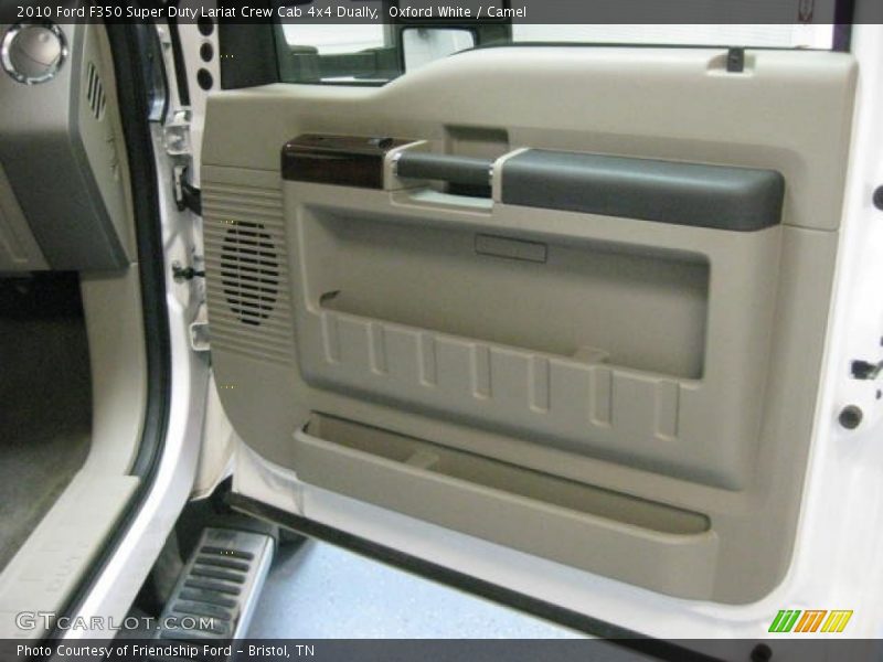 Oxford White / Camel 2010 Ford F350 Super Duty Lariat Crew Cab 4x4 Dually