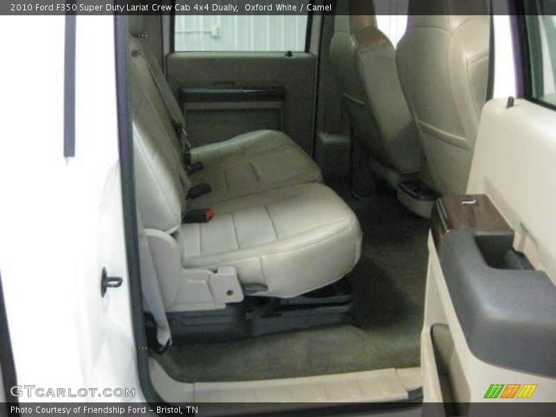 Oxford White / Camel 2010 Ford F350 Super Duty Lariat Crew Cab 4x4 Dually