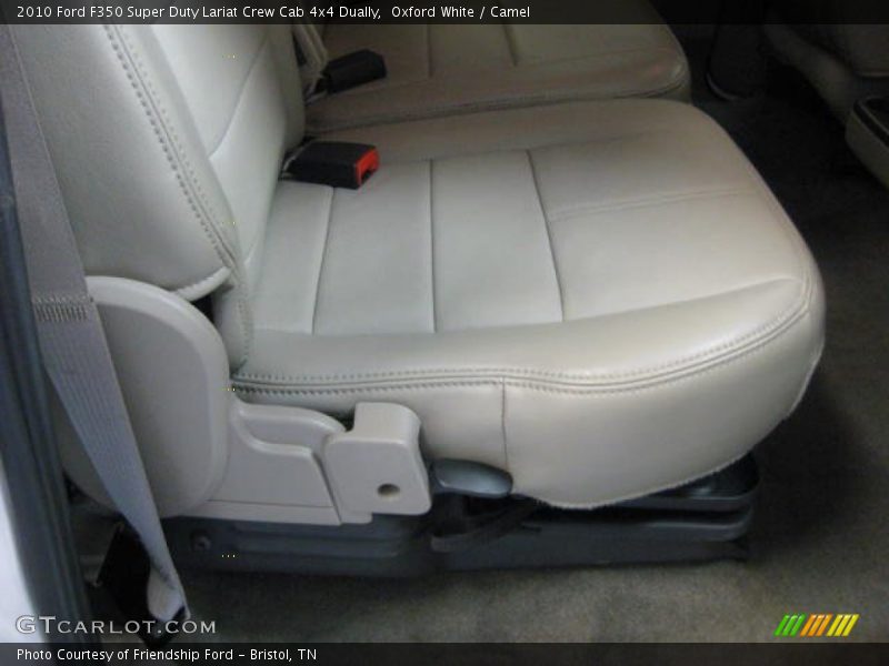 Oxford White / Camel 2010 Ford F350 Super Duty Lariat Crew Cab 4x4 Dually