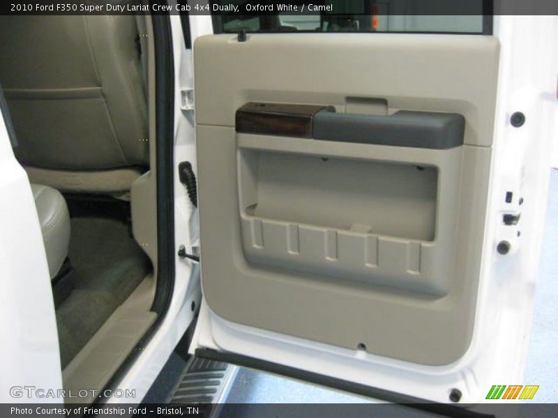 Oxford White / Camel 2010 Ford F350 Super Duty Lariat Crew Cab 4x4 Dually